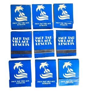 Jack Tar Village Resorts Vintage Matchbooks Unstruck Jamaica Caribbean Bahamas